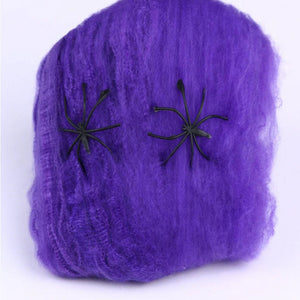Stretchable Spider Web Party Decoration