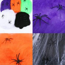 Load image into Gallery viewer, Stretchable Spider Web Party Decoration